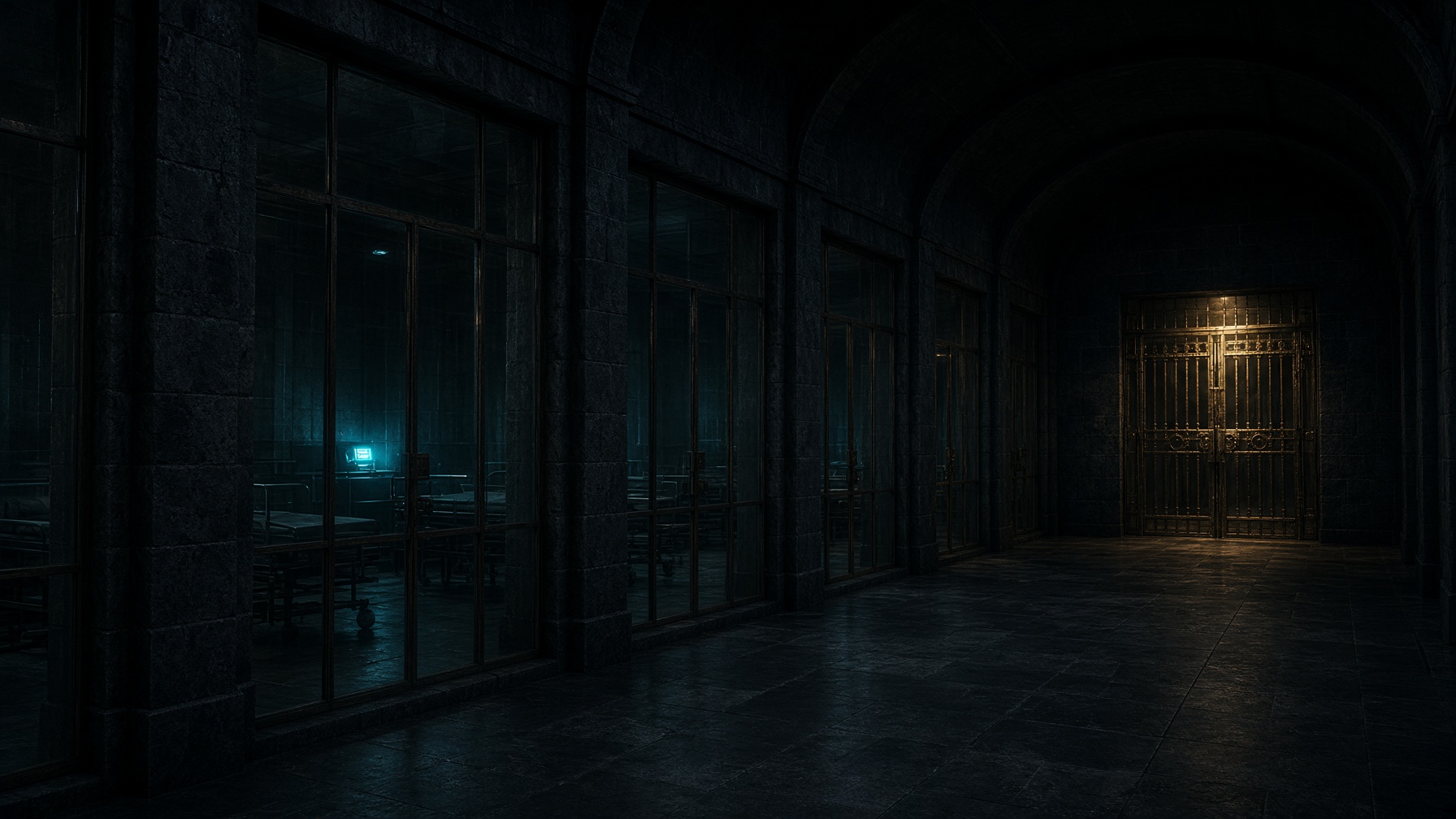 Sealed hospital ward